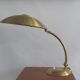 Large brass table lamp, Egon Hillebrand, 1930s