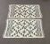 Pair of handmade Moroccan wool rugs - 1m18x60cm.