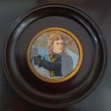 Miniature on ivory Bonaparte at the Pont d'Arcole after Gros