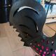 Wrought iron table lamp/rooster