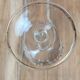 Verre à pied vintage décor peint France années 50