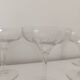 Set of 4 vintage chiseled crystal champagne glasses