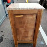 Dresser rag maker style louis xv marquetry marble top