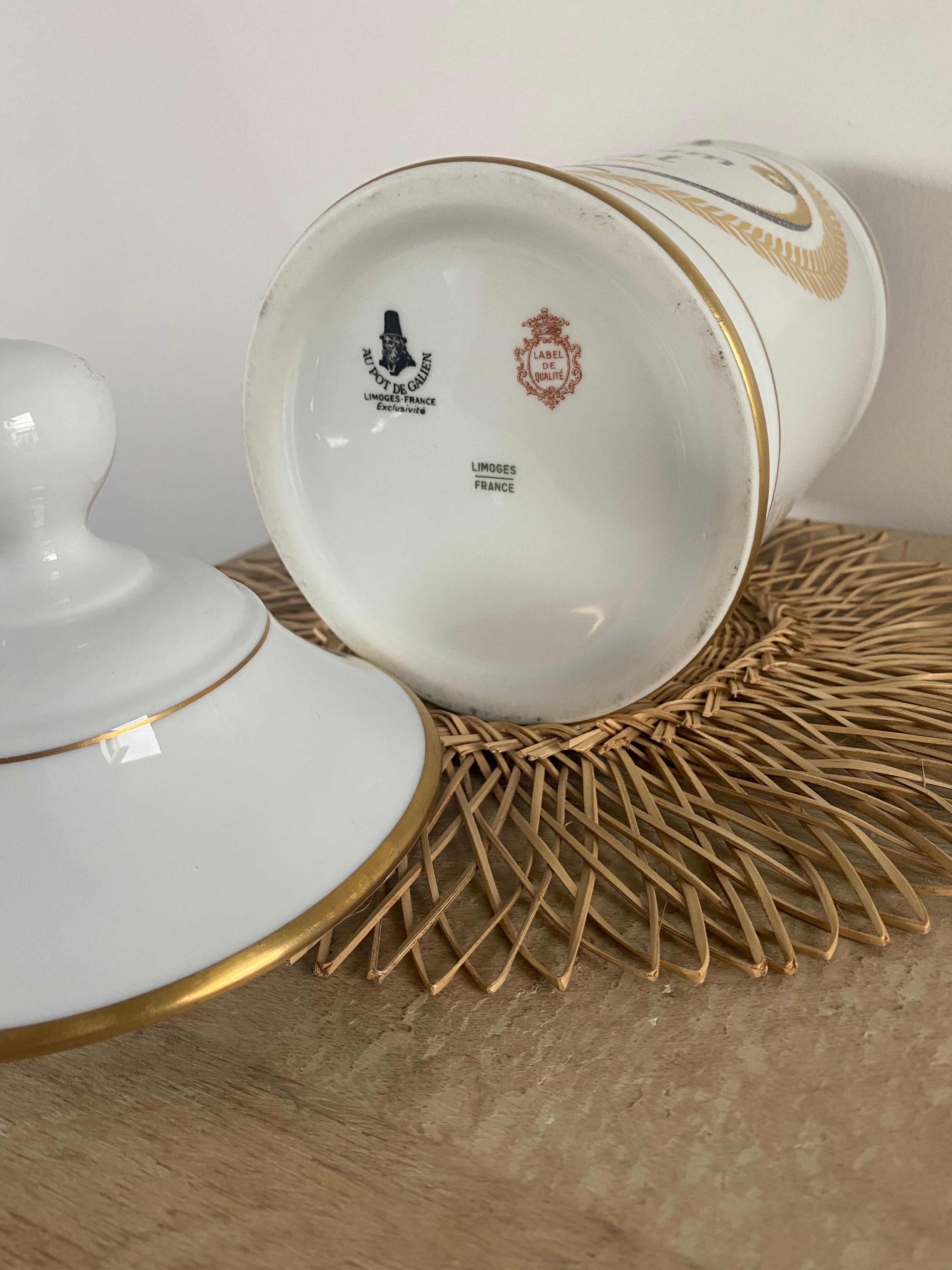 Pot apothecary pharmacy au pot de galien Limoges