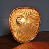 Brass and mercury glass wall light, 1930s