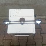 Coat rack with 3 stainless steel hooks
