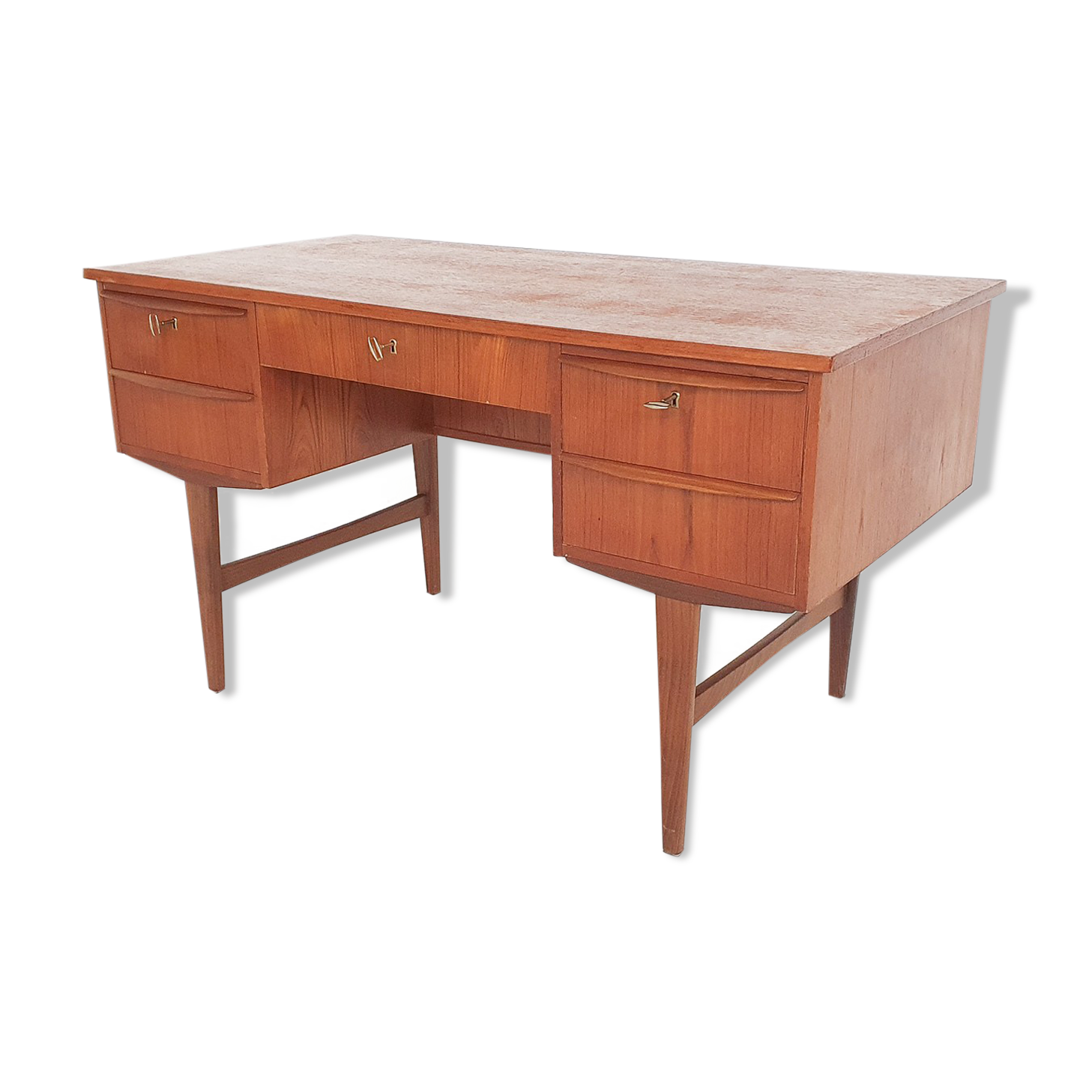 Scandinavian modern teak desk 1960's