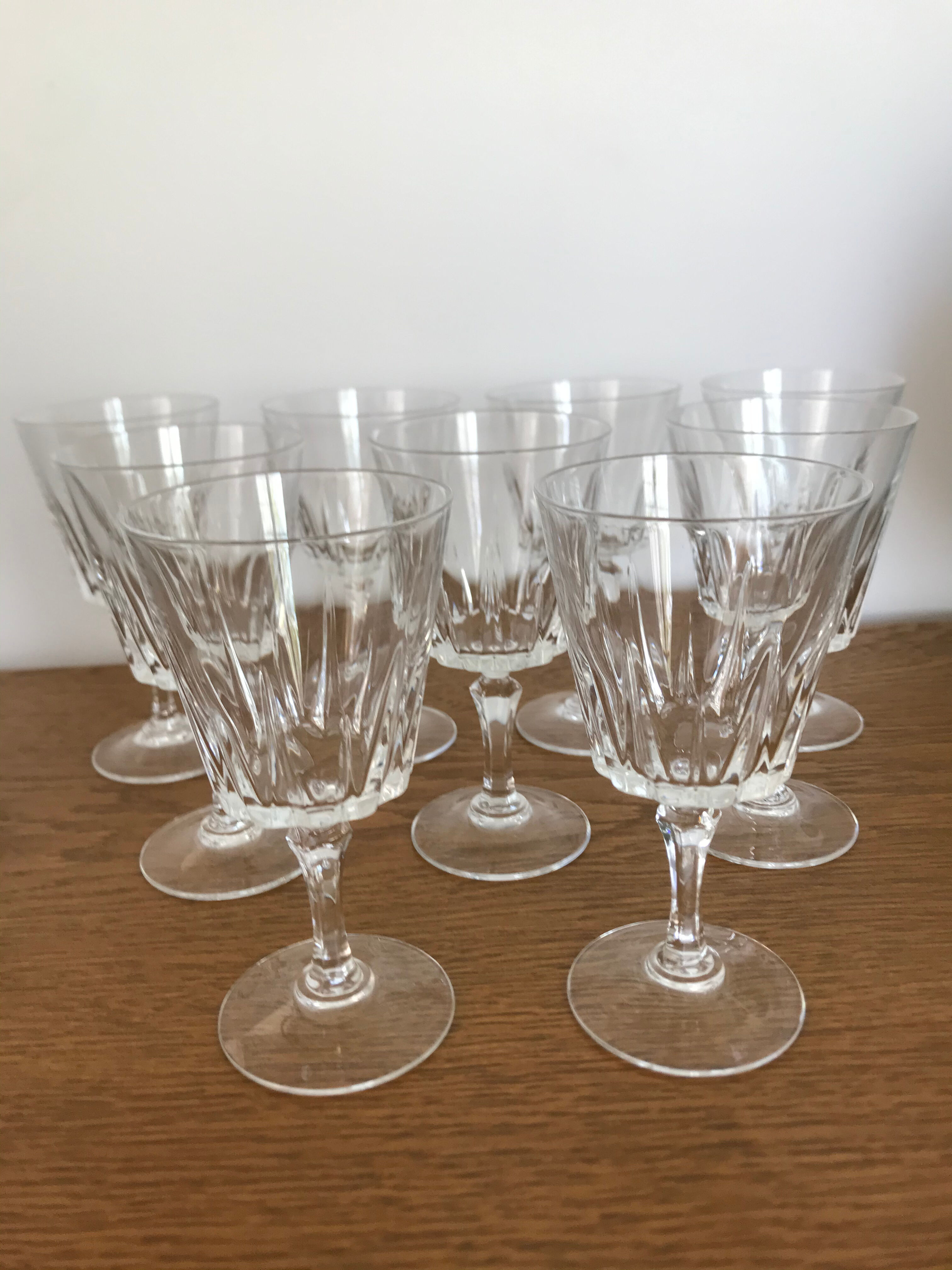 Verres à pied