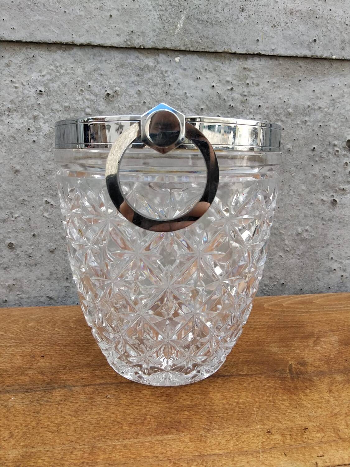 Old champagne bucket from the 50s