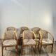 Set of 6 Baumann armchairs France 1980s