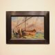Marine painting by Guy Le Florentin - Notre-Dame de la Garde, Marseille