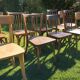 Set de 10 chaises bistrot