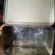 Old metal box 30x18 regibana green flower