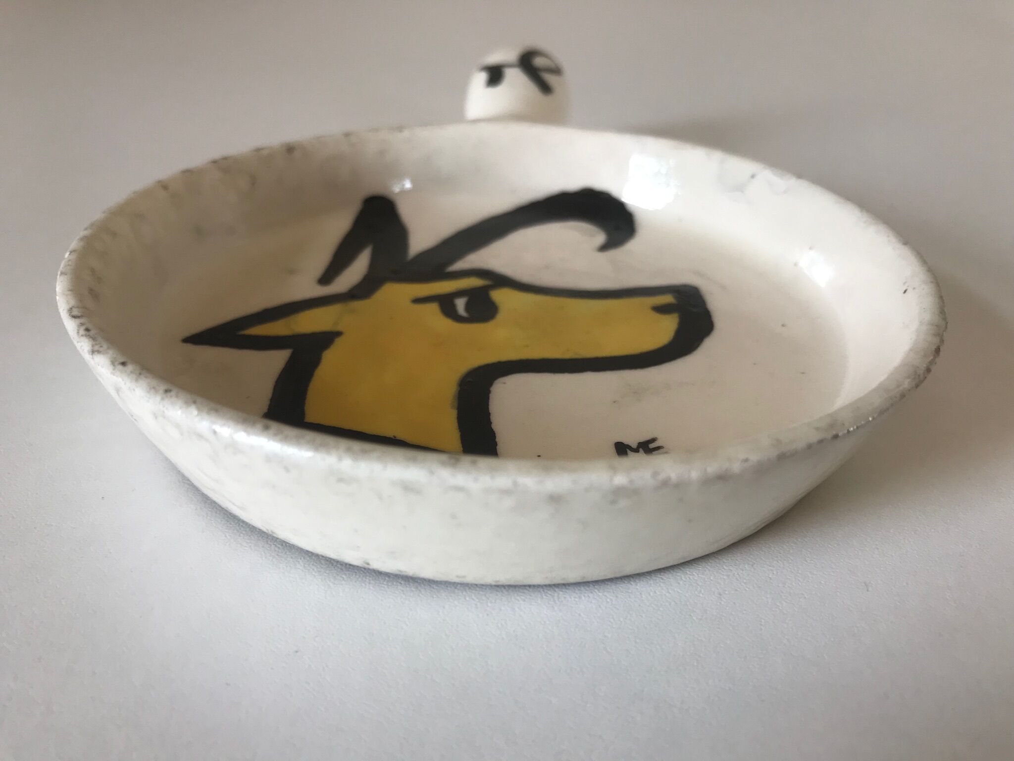 Signed vallauris vintage 50s ceramic