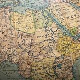 Vintage 1950s German table globe by renowned makers Columbus