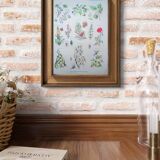 Printed in 1967, calming plants.