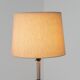 Rosewood & aluminium floor lamp