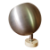 Erco wall or ceiling lamp in brushed aluminum
