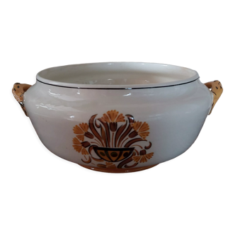 Fruit basket Creil and Montereau pattern Carnations