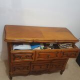 Commode merisier massif régence XIV