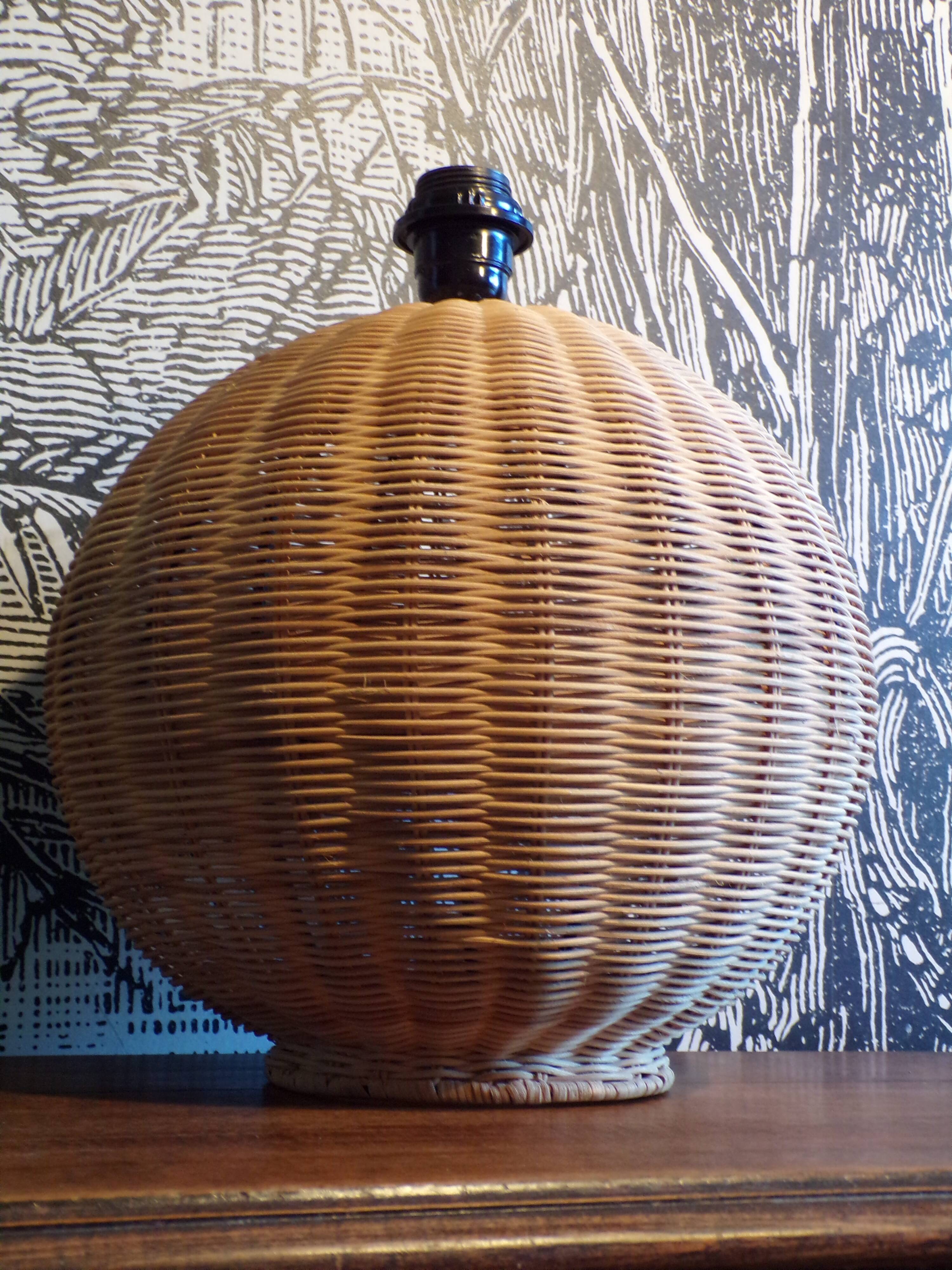 Rattan ball lamp Ø32cm