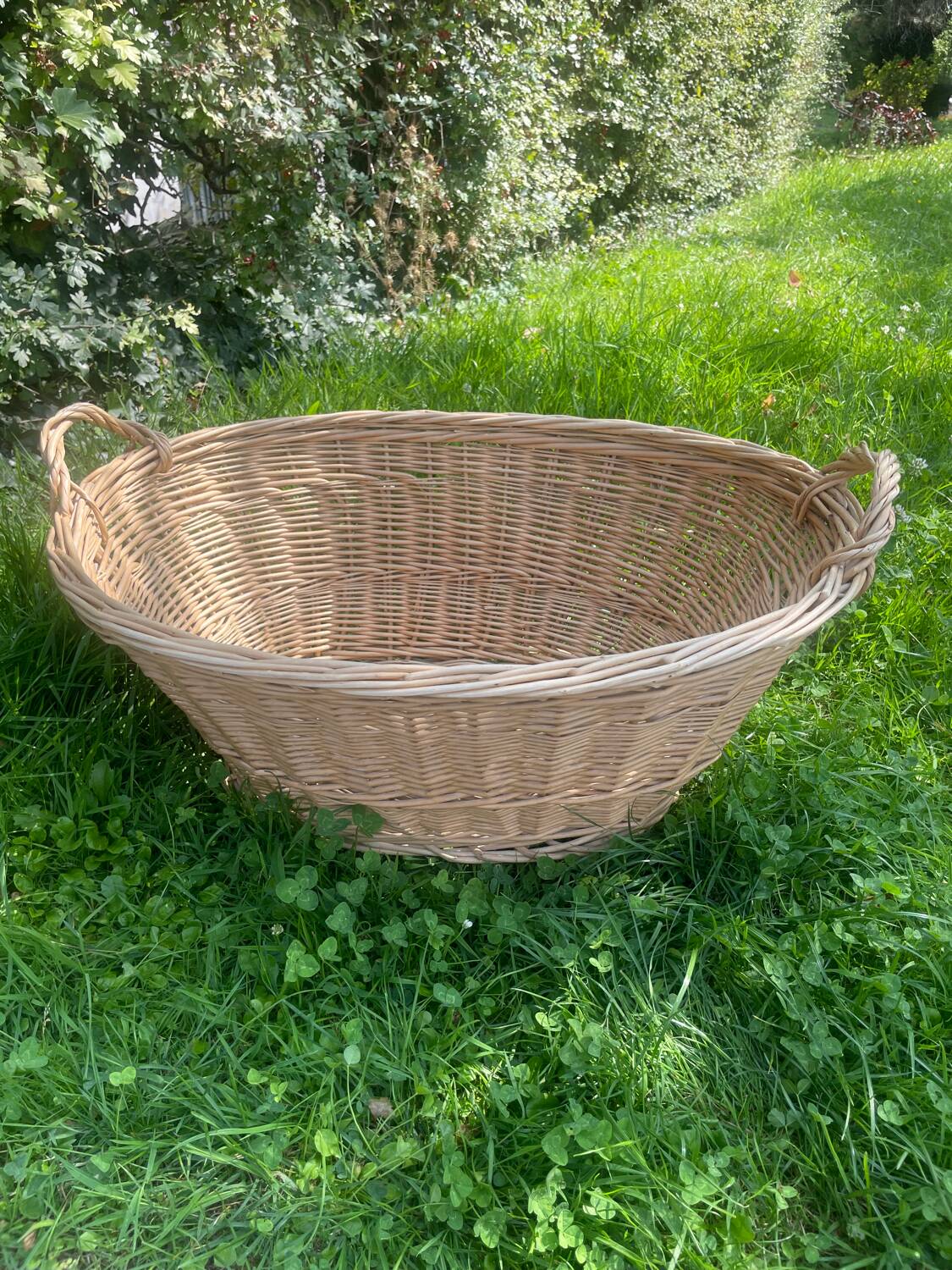 Large wicker basket