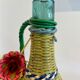 Bouteille scoubidou vintage