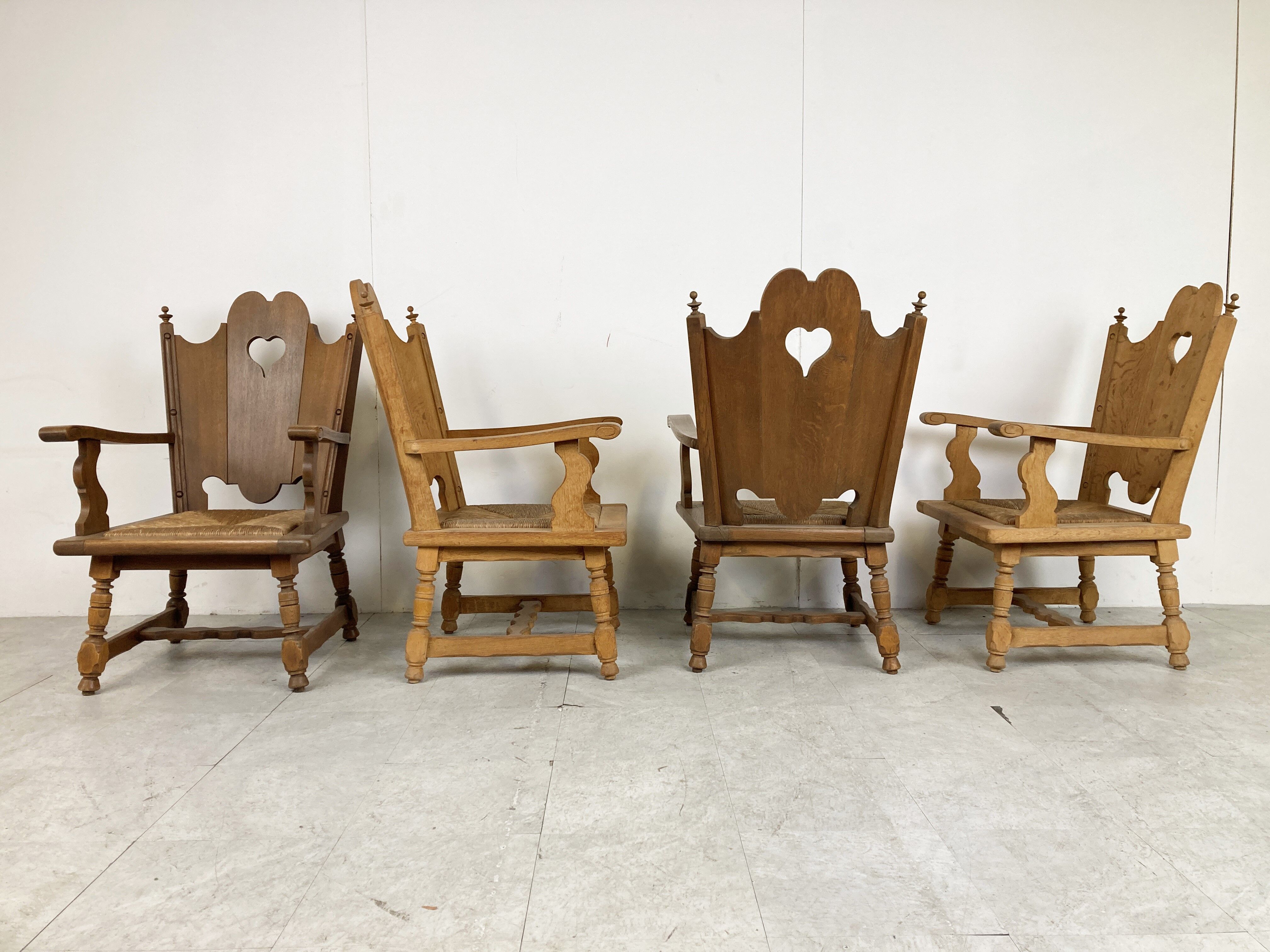 Vintage brutalist armchairs, 1960