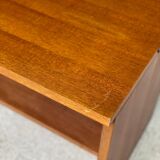 Scandinavian wooden shelf 1950 120x45cm