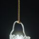 Charming Art Deco Barovier & Toso pendant light chandelier Murano glass, 1950s