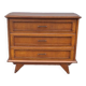 Oak compass foot chest of drawers 1960