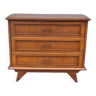 Oak compass foot chest of drawers 1960