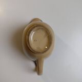 Badonviller art deco beige sauceboat with flowers