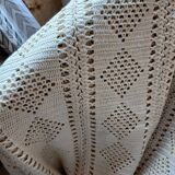 Antique crochet bedspread