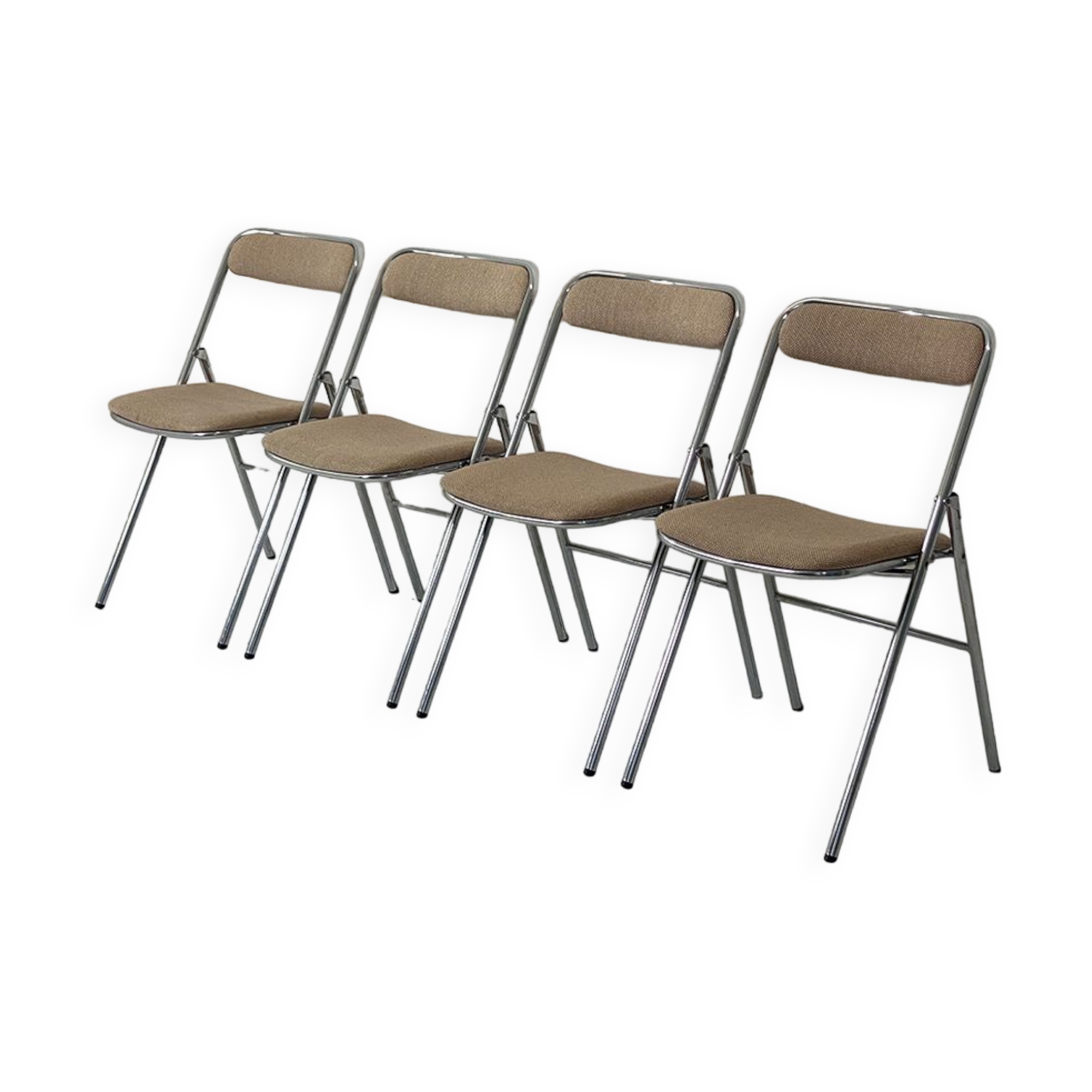 Set of 4 folding chairs Souvignet