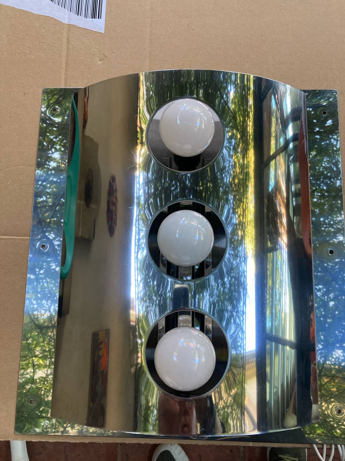 Pair of vintage 70'S Goffredo Reggiani wall lights