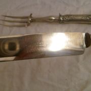 SERVICE TO CUT STYL LOUISXV ROCAILLE orfèv. FELIX FRERES MET. SILVER