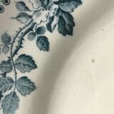 6 Flat plates Terre de Fer model Guadeloupe Debray gray blue