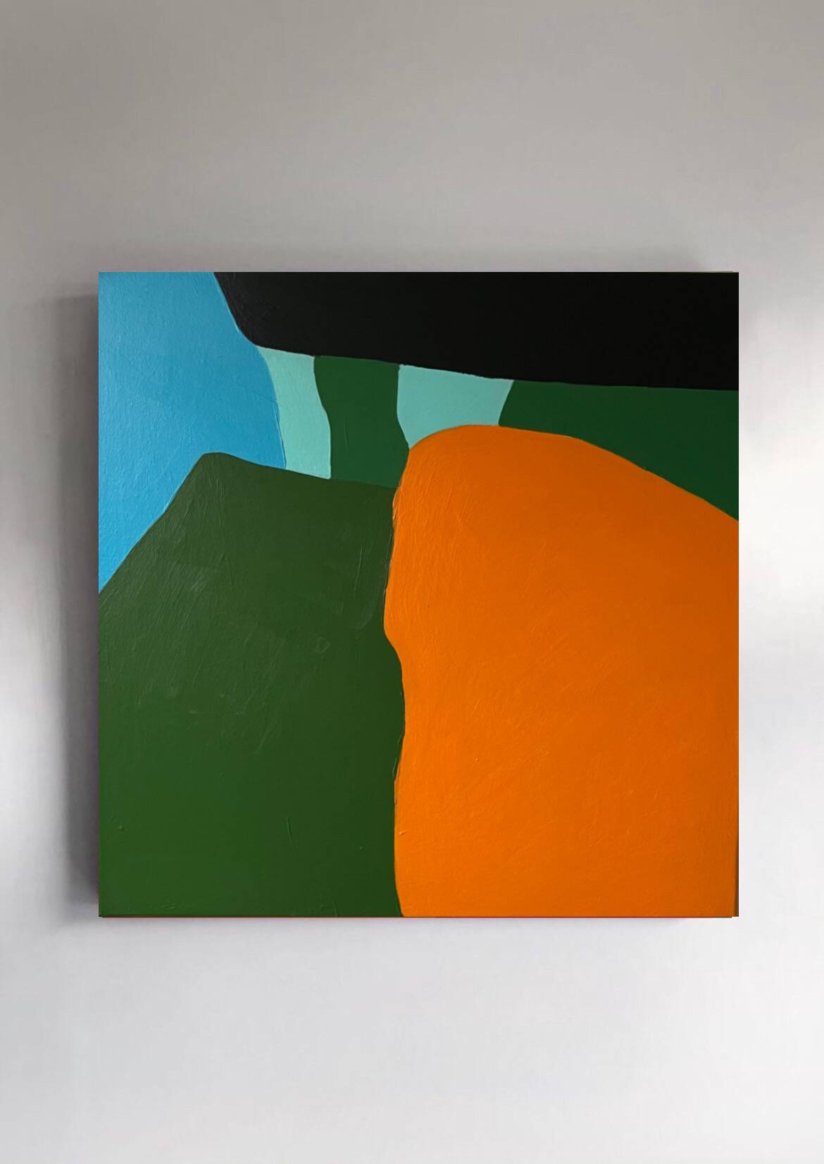 Abstract on canvas 50x50cm signed Bodasca