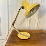 Vintage desk lamp in pale yellow metal, 1970