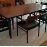 Set table, 5 chairs and 1 armchair - Denmark / Arne Vodder