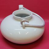 Large white porcelain teapot by Carl Gustaf Jahnsson