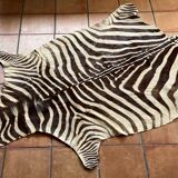 Real zebra skin