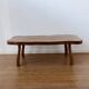 Coffee table with organic shapes