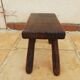 Antique elm stool