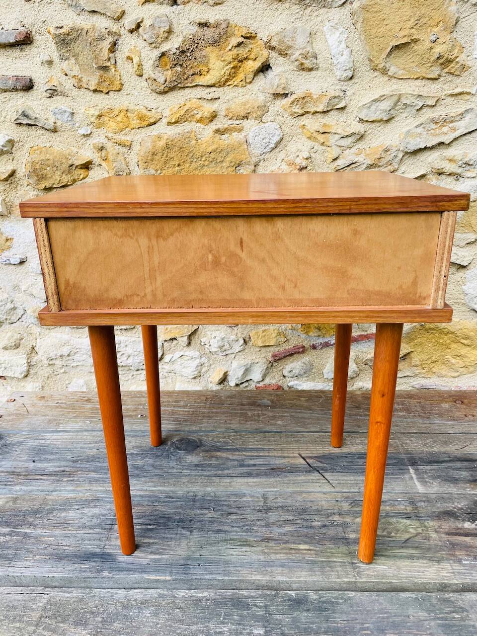 Vintage Scandinavian style bedside table, circa 1960's