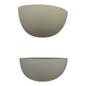 Paire d’appliques d’angle - porcelaine