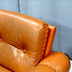Armchair - Ottoman leather 1960