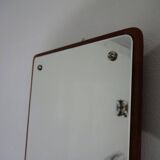 Small Danish Teak Mirror from Jansen Spejle, 1960s