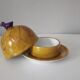 Handcrafted porcelain photophore bougeoir
